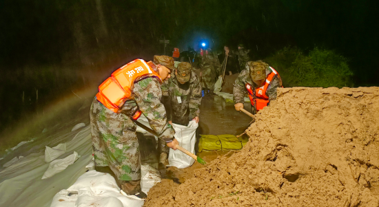 闻“汛”而动向险而行 沈北民兵昼夜奋战筑牢防汛安全屏障